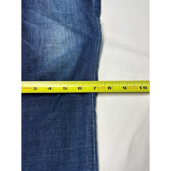 Lucky Brand Ava Crop Jeans Womens 10/30 L28 Dark Wash Skinny Raw Hem Stretch - Picture 15 of 16